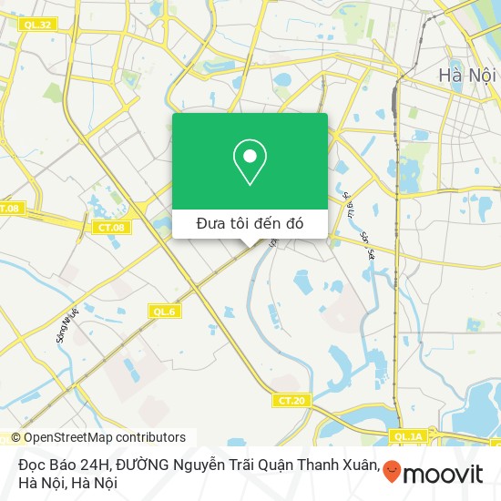 Bản đồ Đọc Báo 24H, ĐƯỜNG Nguyễn Trãi Quận Thanh Xuân, Hà Nội