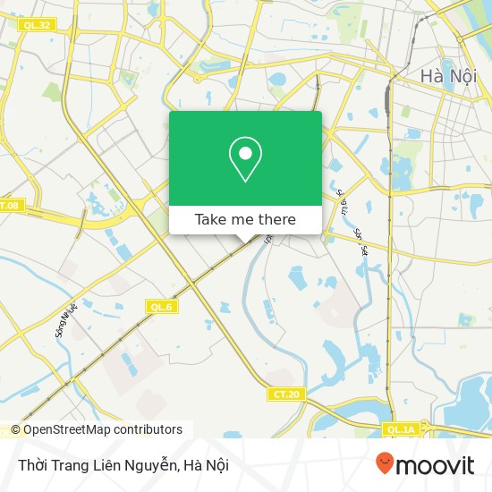 Bản đồ Thời Trang Liên Nguyễn, 201 ĐƯỜNG Nguyễn Trãi Quận Thanh Xuân, Hà Nội