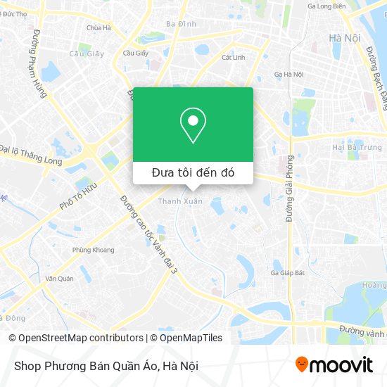 Bản đồ Shop Phương Bán Quần Áo