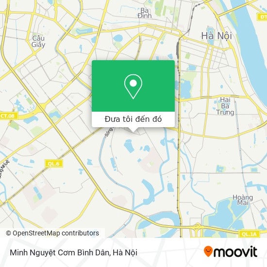 Bản đồ Minh Nguyệt Cơm Bình Dân