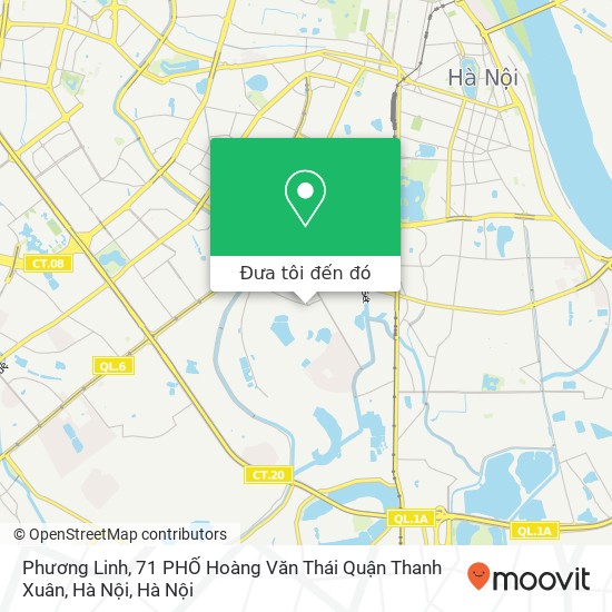 Bản đồ Phương Linh, 71 PHỐ Hoàng Văn Thái Quận Thanh Xuân, Hà Nội