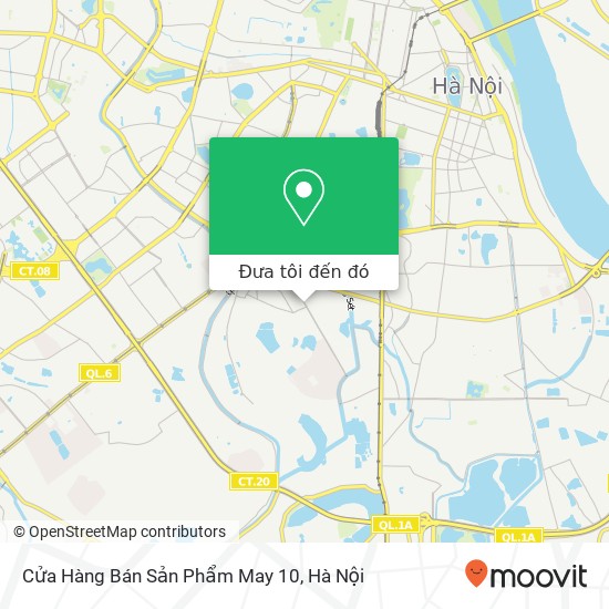 Bản đồ Cửa Hàng Bán Sản Phẩm May 10, NGÕ 104 Lê Trọng Tấn Quận Thanh Xuân, Hà Nội