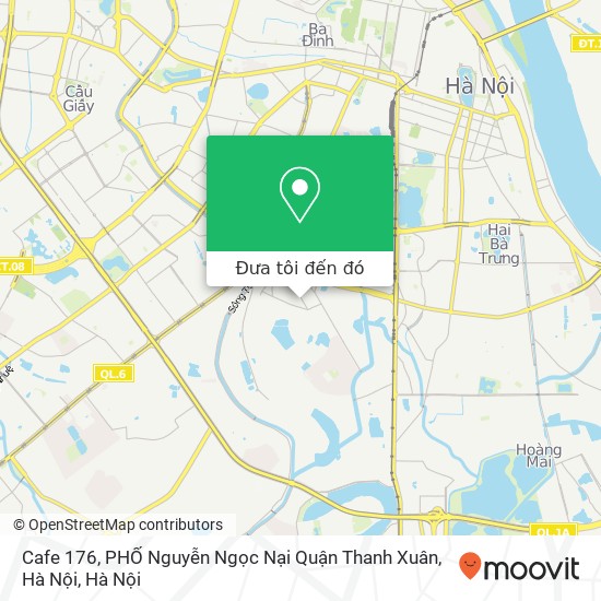 Bản đồ Cafe 176, PHỐ Nguyễn Ngọc Nại Quận Thanh Xuân, Hà Nội