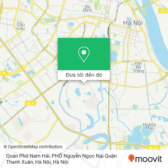 Bản đồ Quán Phở Nam Hải, PHỐ Nguyễn Ngọc Nại Quận Thanh Xuân, Hà Nội