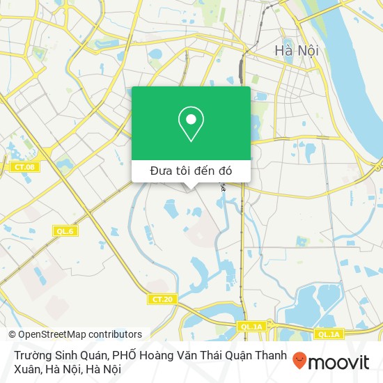 Bản đồ Trường Sinh Quán, PHỐ Hoàng Văn Thái Quận Thanh Xuân, Hà Nội