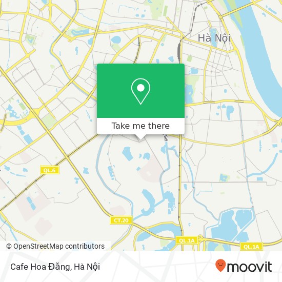 Bản đồ Cafe Hoa Đăng, 44 PHỐ Hoàng Văn Thái Quận Thanh Xuân, Hà Nội