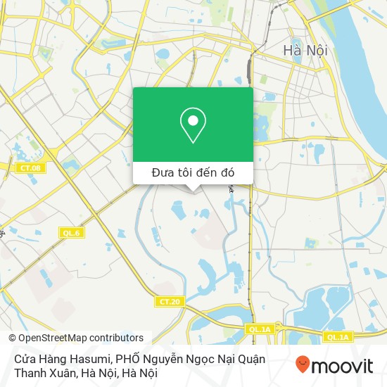 Bản đồ Cửa Hàng Hasumi, PHỐ Nguyễn Ngọc Nại Quận Thanh Xuân, Hà Nội