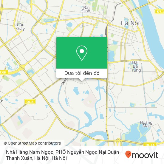 Bản đồ Nhà Hàng Nam Ngọc, PHỐ Nguyễn Ngọc Nại Quận Thanh Xuân, Hà Nội