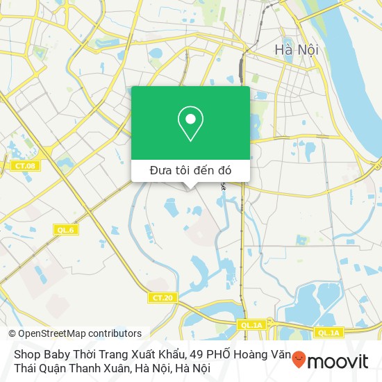Bản đồ Shop Baby Thời Trang Xuất Khẩu, 49 PHỐ Hoàng Văn Thái Quận Thanh Xuân, Hà Nội
