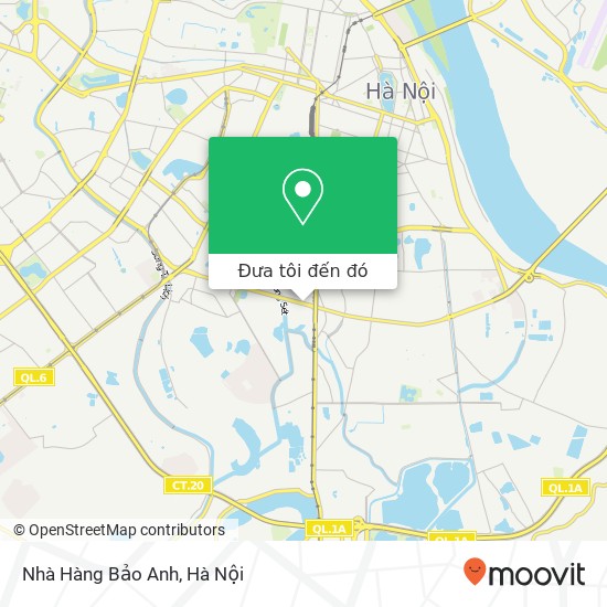 Bản đồ Nhà Hàng Bảo Anh, 83 ĐƯỜNG Trường Chinh Quận Thanh Xuân, Hà Nội
