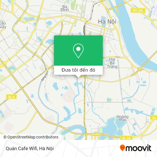 Bản đồ Quán Cafe Wifi