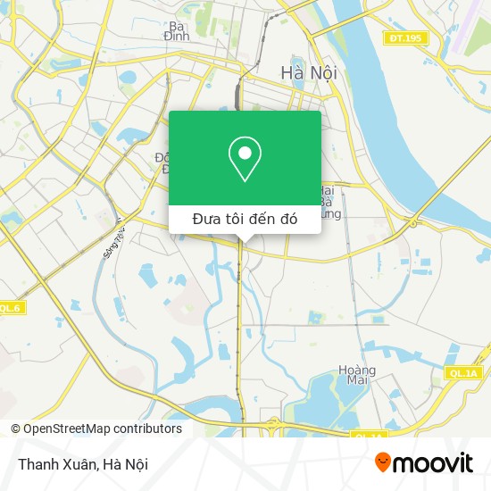 Bản đồ Thanh Xuân