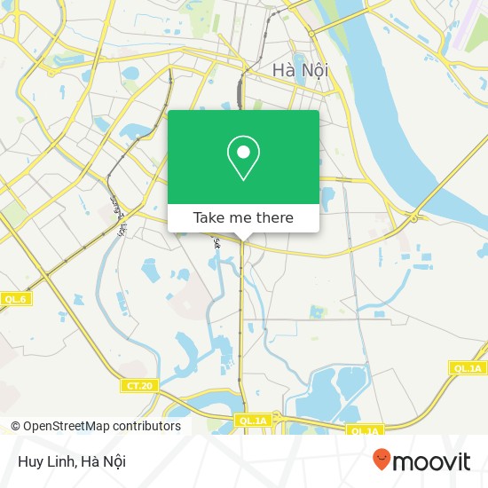 Bản đồ Huy Linh, 25 ĐƯỜNG Trường Chinh Quận Thanh Xuân, Hà Nội