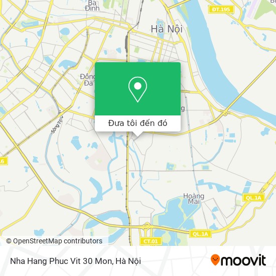Bản đồ Nha Hang Phuc Vit 30 Mon