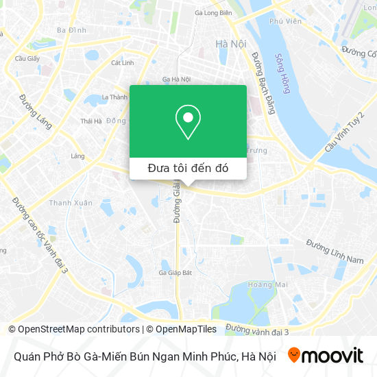 Bản đồ Quán Phở Bò Gà-Miến Bún Ngan Minh Phúc