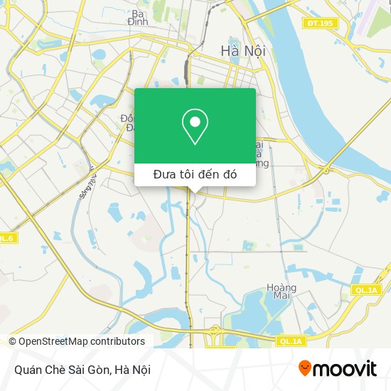 Bản đồ Quán Chè Sài Gòn