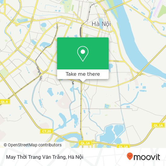 Bản đồ May Thời Trang Vân Trăng, 3 ĐƯỜNG Trường Chinh Quận Thanh Xuân, Hà Nội
