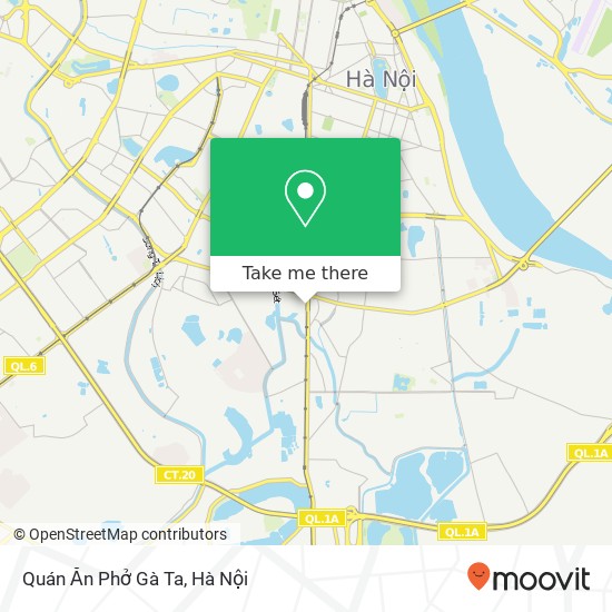 Bản đồ Quán Ăn Phở Gà Ta, PHỐ Phương Liệt Quận Thanh Xuân, Hà Nội