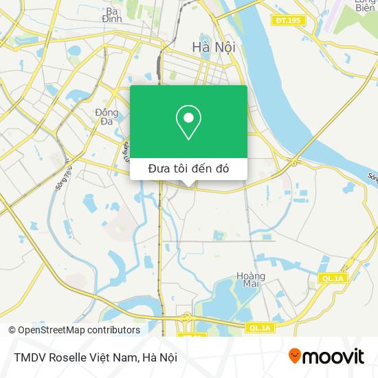 Bản đồ TMDV Roselle Việt Nam