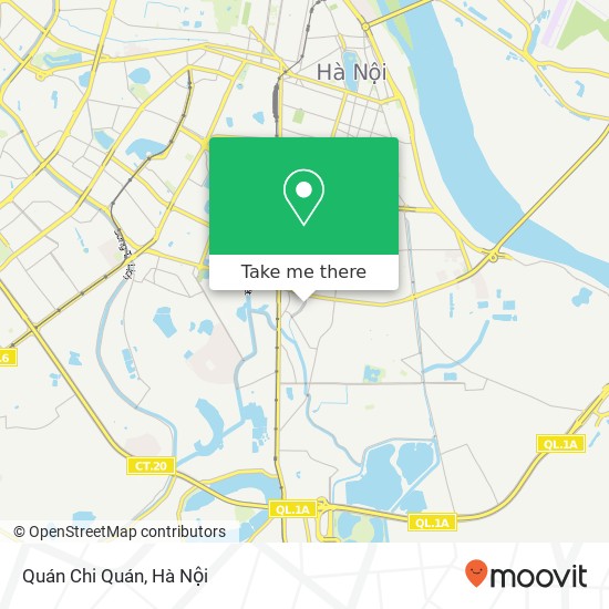 Bản đồ Quán Chi Quán, Trần Đại Nghĩa Quận Hai Bà Trưng, Hà Nội