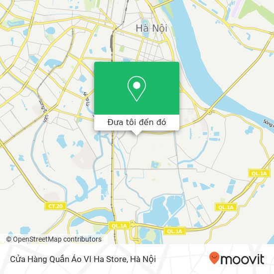 Bản đồ Cửa Hàng Quần Áo VI Ha Store, 74 PHỐ Trương Định Quận Hai Bà Trưng, Hà Nội