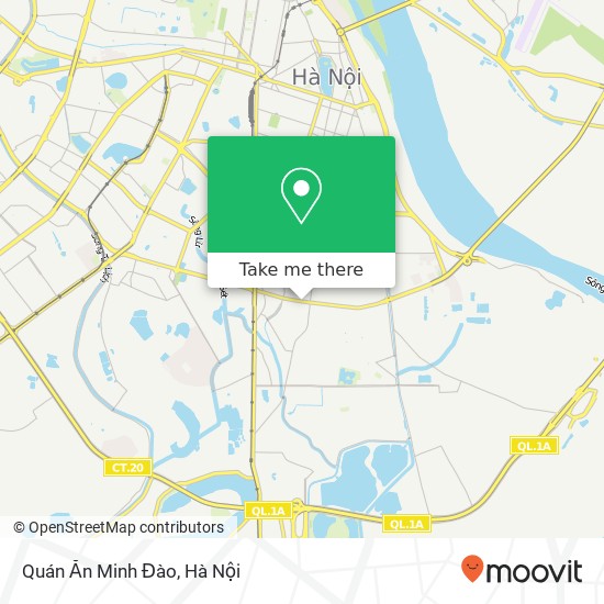 Bản đồ Quán Ăn Minh Đào, 43 PHỐ Đại La Quận Hai Bà Trưng, Hà Nội