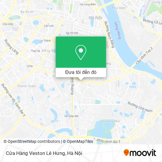 Bản đồ Cửa Hàng Veston Lê Hưng