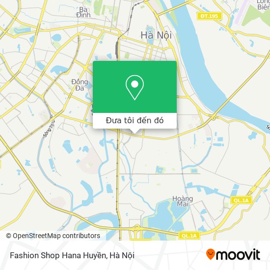 Bản đồ Fashion Shop Hana Huyền