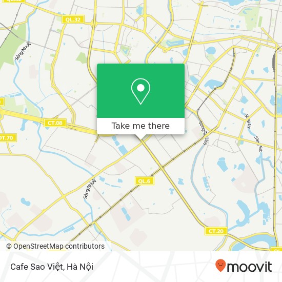 Bản đồ Cafe Sao Việt, 163 ĐƯỜNG Khuất Duy Tiến Quận Thanh Xuân, Hà Nội