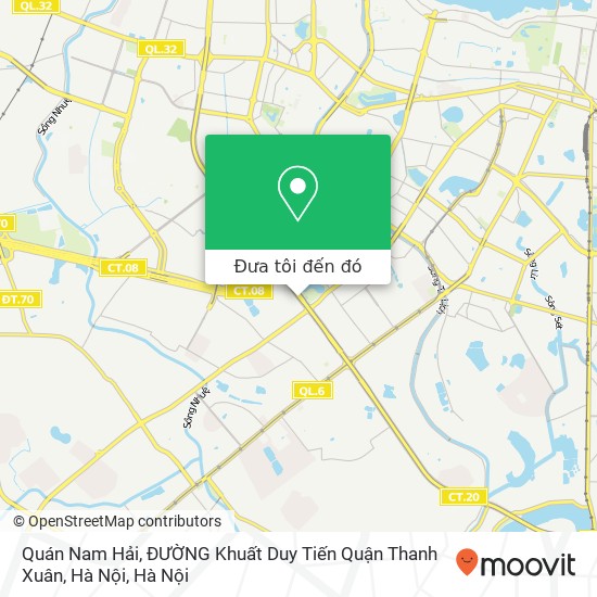 Bản đồ Quán Nam Hải, ĐƯỜNG Khuất Duy Tiến Quận Thanh Xuân, Hà Nội