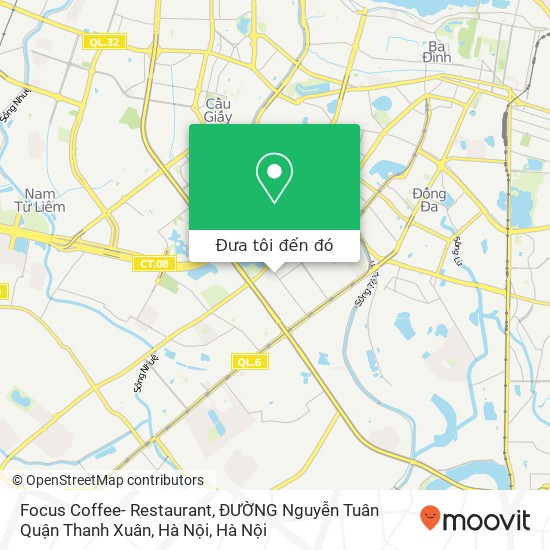 Bản đồ Focus Coffee- Restaurant, ĐƯỜNG Nguyễn Tuân Quận Thanh Xuân, Hà Nội