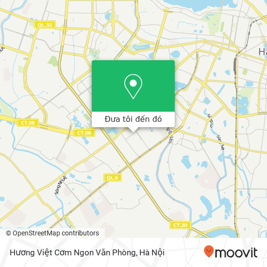 Bản đồ Hương Việt Cơm Ngon Văn Phòng, PHỐ Ngụy Như Kon Tum Quận Thanh Xuân, Hà Nội