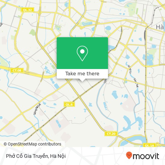 Bản đồ Phở Cồ Gia Truyền, PHỐ Lê Văn Thiêm Quận Thanh Xuân, Hà Nội