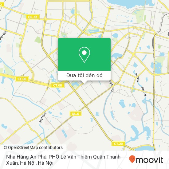 Bản đồ Nhà Hàng An Phú, PHỐ Lê Văn Thiêm Quận Thanh Xuân, Hà Nội