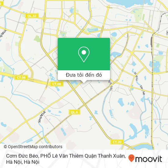 Bản đồ Cơm Đức Béo, PHỐ Lê Văn Thiêm Quận Thanh Xuân, Hà Nội