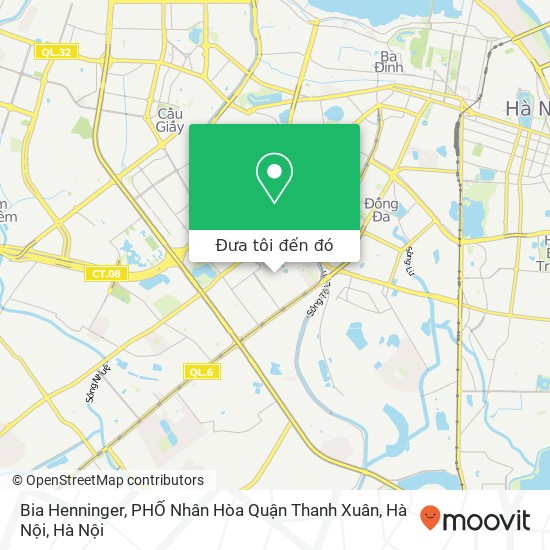 Bản đồ Bia Henninger, PHỐ Nhân Hòa Quận Thanh Xuân, Hà Nội