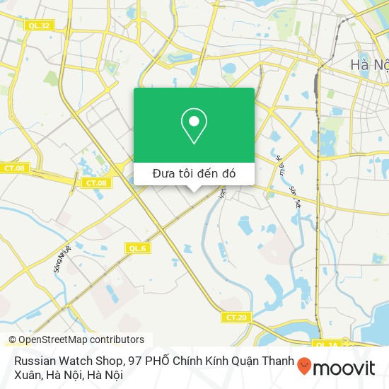 Bản đồ Russian Watch Shop, 97 PHỐ Chính Kính Quận Thanh Xuân, Hà Nội