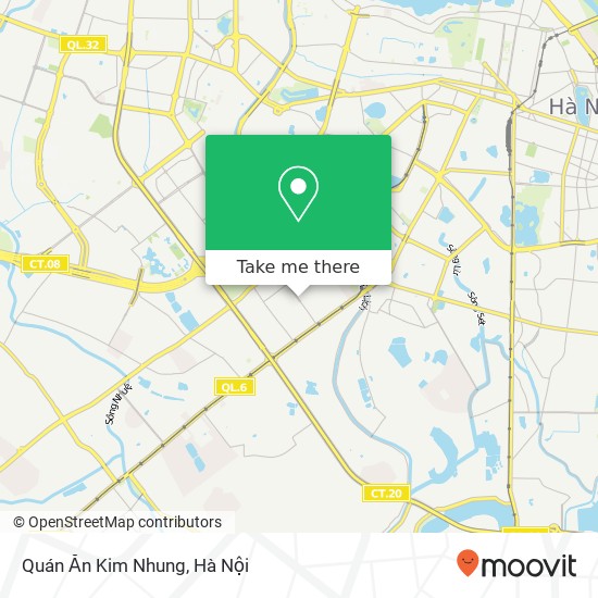Bản đồ Quán Ăn Kim Nhung, ĐƯỜNG Vũ Trọng Phụng Quận Thanh Xuân, Hà Nội