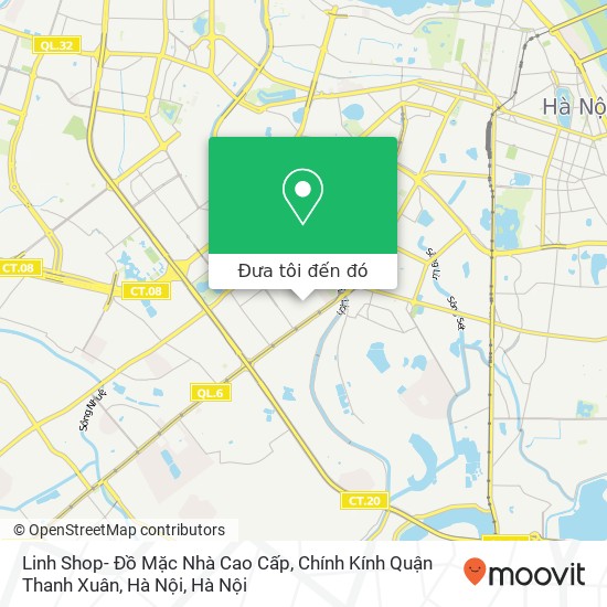 Bản đồ Linh Shop- Đồ Mặc Nhà Cao Cấp, Chính Kính Quận Thanh Xuân, Hà Nội