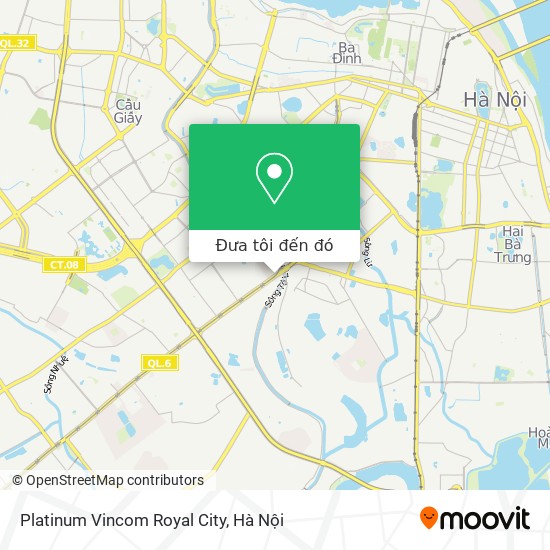 Bản đồ Platinum Vincom Royal City