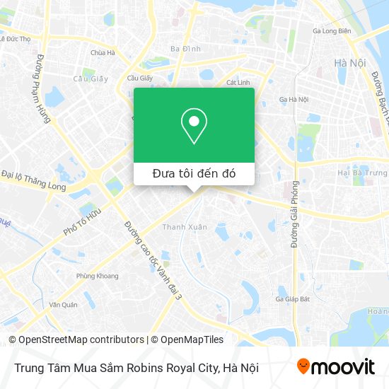 Bản đồ Trung Tâm Mua Sắm Robins Royal City