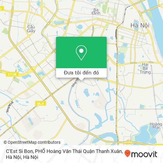 Bản đồ C'Est Si Bon, PHỐ Hoàng Văn Thái Quận Thanh Xuân, Hà Nội