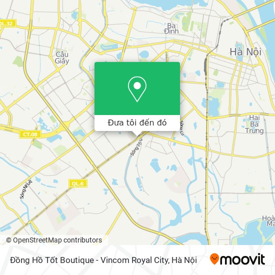 Bản đồ Đồng Hồ Tốt Boutique - Vincom Royal City