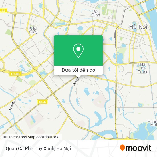 Bản đồ Quán Cà Phê Cây Xanh