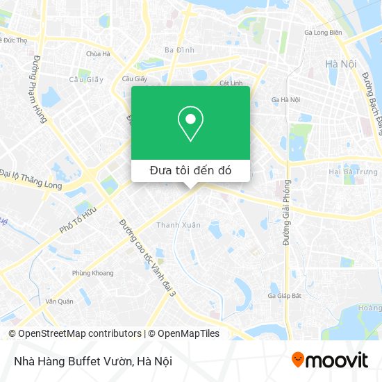 Bản đồ Nhà Hàng Buffet Vườn