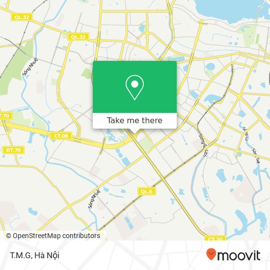 Bản đồ T.M.G, Hầm Chui Trung Hòa Quận Cầu Giấy, Hà Nội