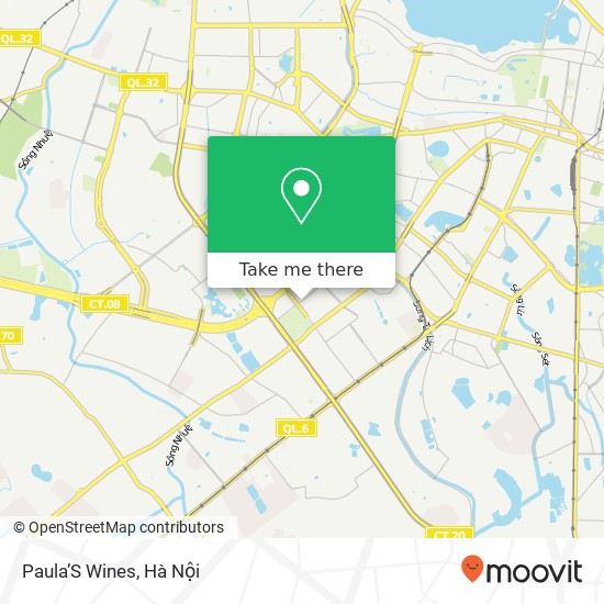 Bản đồ Paula’S Wines, Quận Cầu Giấy, Hà Nội