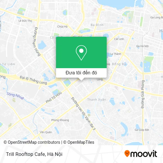 Bản đồ Trill Rooftop Cafe