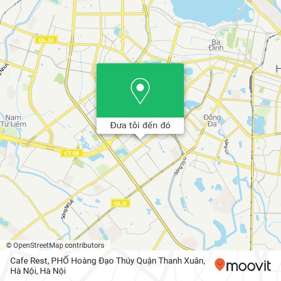 Bản đồ Cafe Rest, PHỐ Hoàng Đạo Thúy Quận Thanh Xuân, Hà Nội