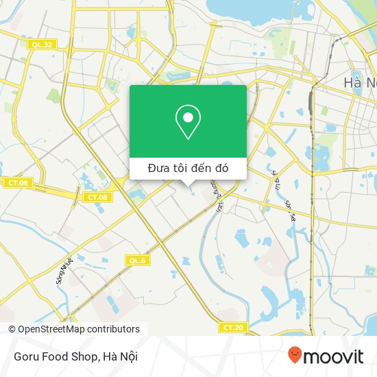 Bản đồ Goru Food Shop, 25B NGÕ 144 Quan Nhân Quận Thanh Xuân, Hà Nội